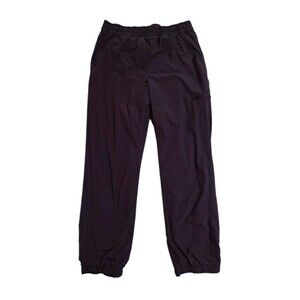 Eddie Bauer Women's 10 Fleece Lined Pants Snow Burgundy Red Outdoor Ski Winter